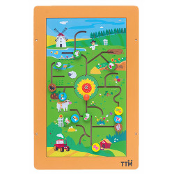 Wooden wall mounted board - Safe Farm