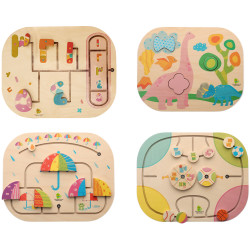 Activity boards 4 pieces - Colors