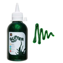 Glitter Paint 250 ml ( Blue, Turquoise, Fairy Pink and Green) 