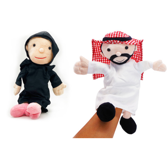 دمى الشخصية العربية - دمية يد غير محشوة دمى الشخصية العربية - دمية يد غير محشوة